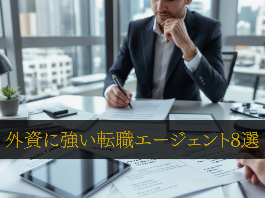 外資に強い転職エージェント8選｜年収UP・面接対策・職種別の選び方を徹底解説