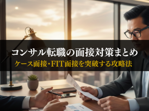 コンサル転職の面接対策まとめ｜ケース面接・FIT面接を突破する攻略法